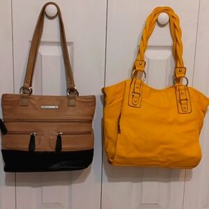 2 women bags
